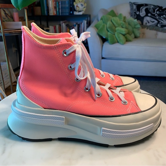 Converse Run Star Legacy CX High A05012C, Size 7.5, Electric Blush Pink - Picture 5 of 12